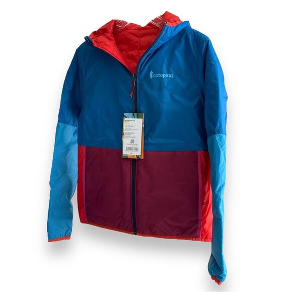 NWT Cotopaxi Teca Calido Womens Hooded Jacket‎ XS Blue Orange Red, Zip Po… - Picture 3 of 11